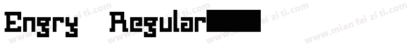 Engry Regular字体转换
